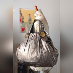 GUCCI metallic Hysteria‎ leather purse